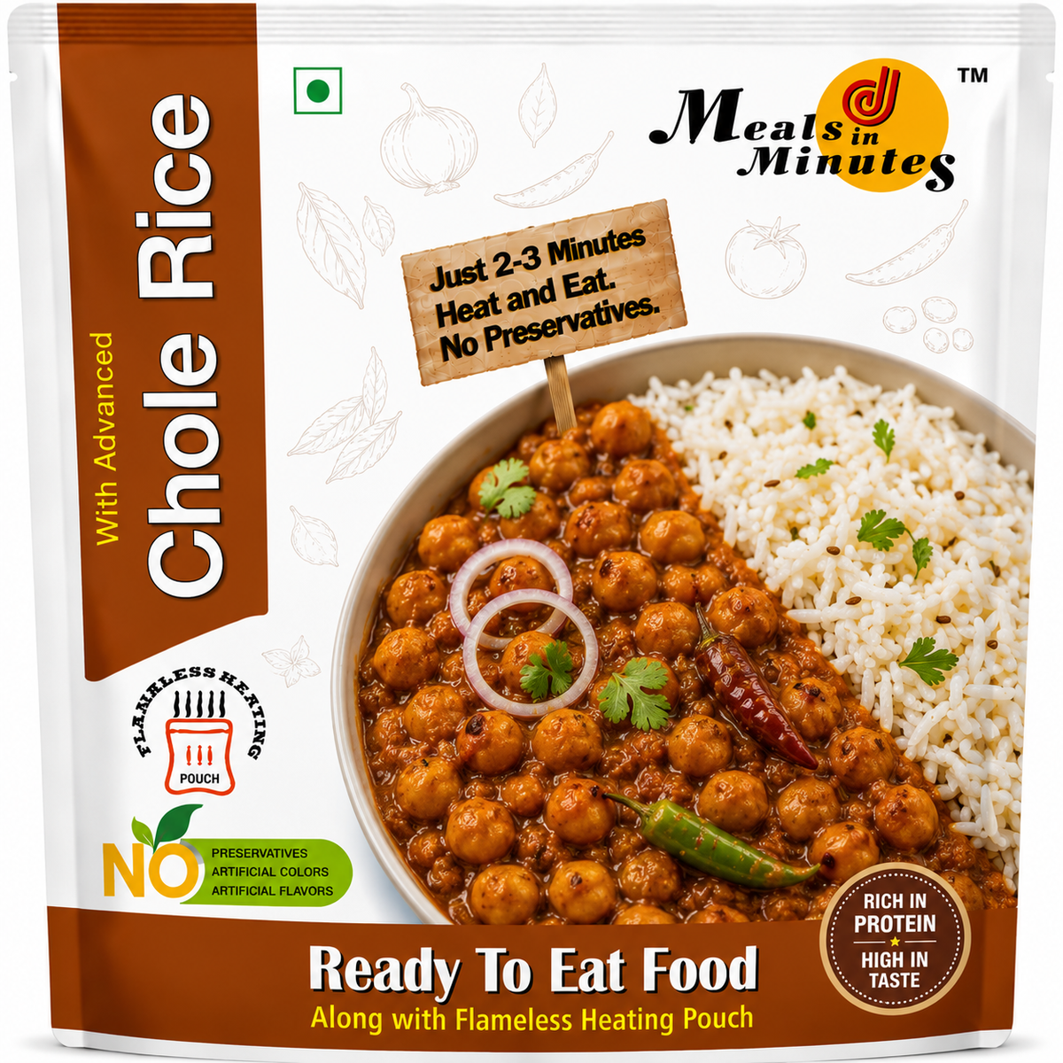 Chole Rice Combo Meals