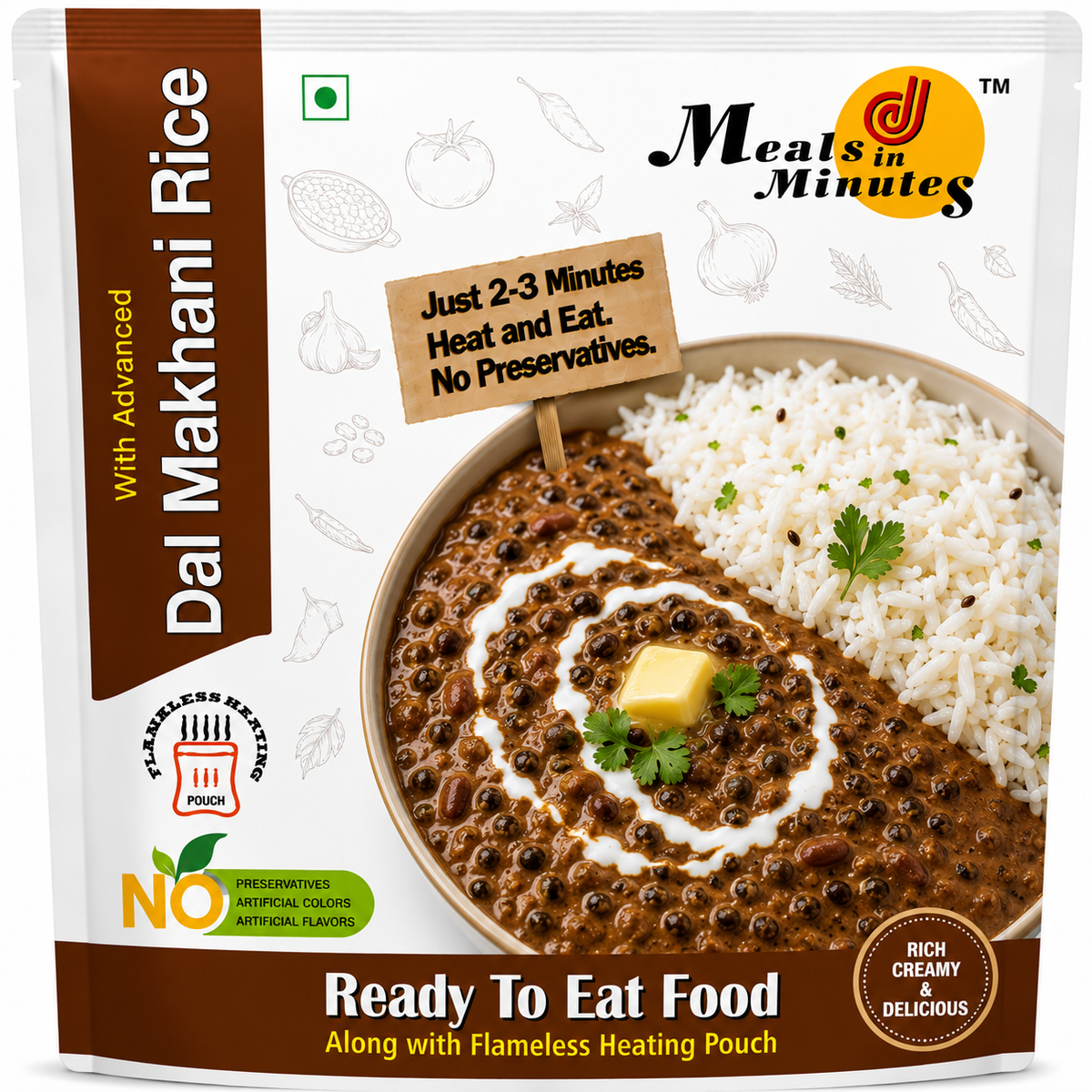 Dal Makhani Rice Combo Meals