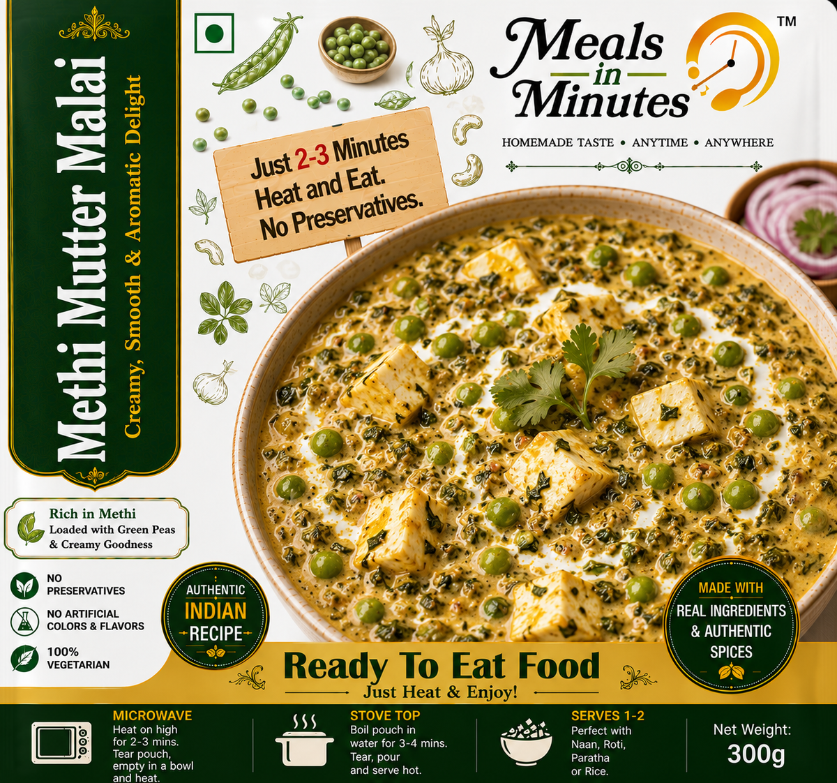 Methi Mutter Malai